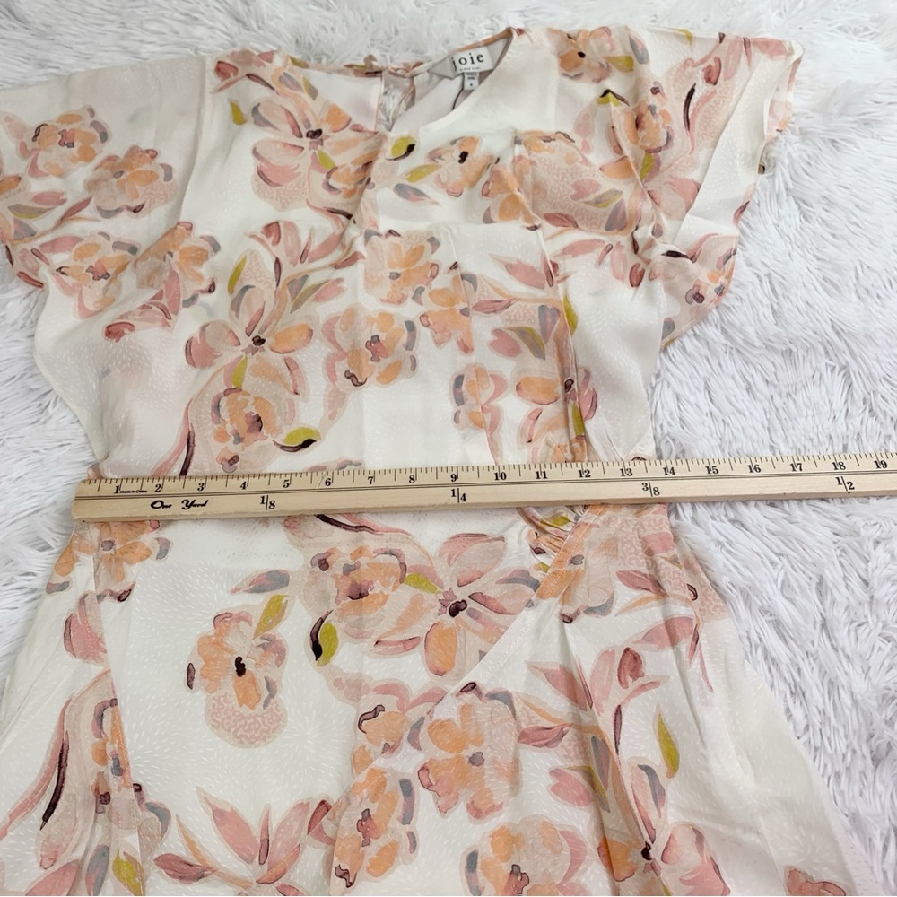 Joie‎ NWT short sleeve B neck Hunter Floral Shift Dress - Picture 5 of 12